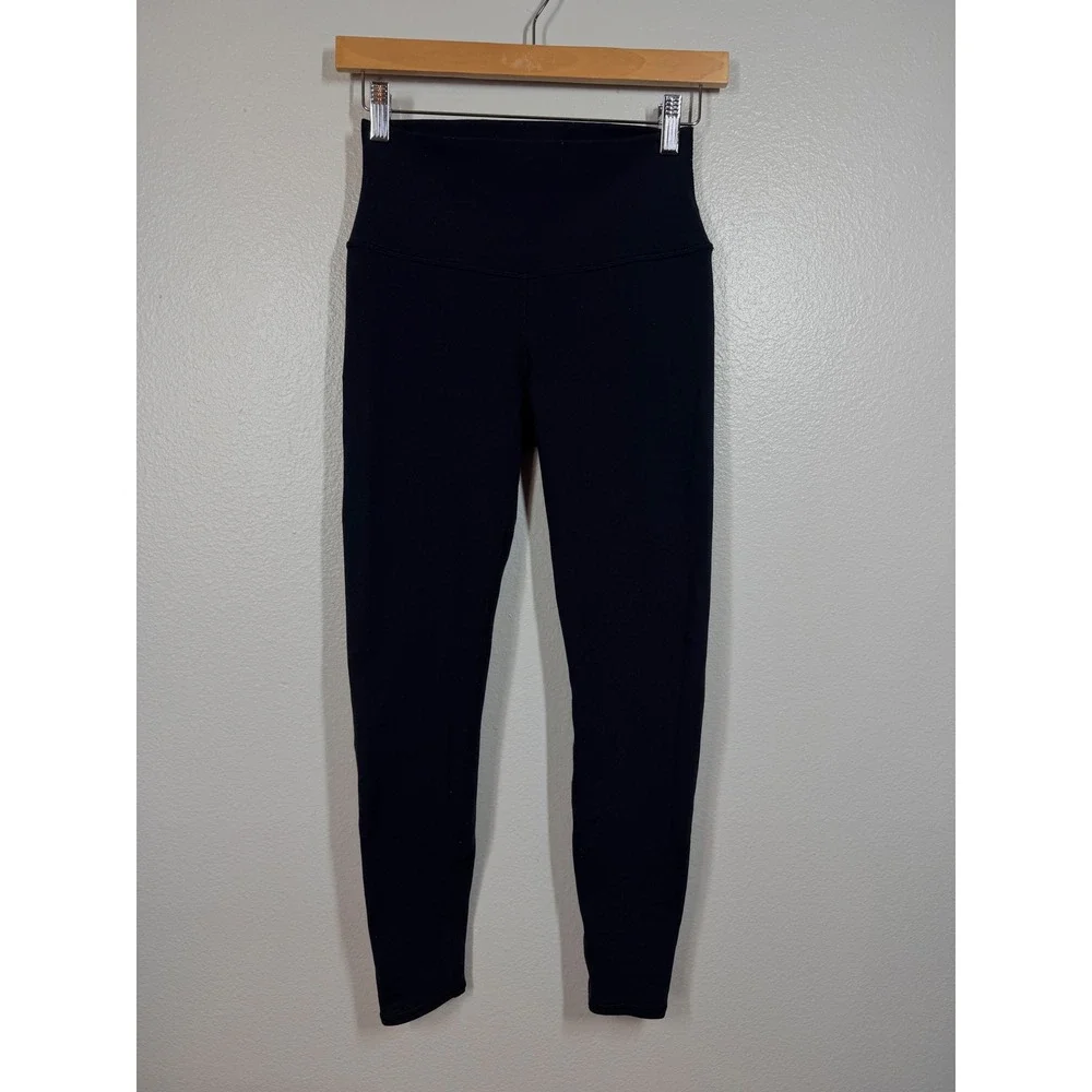 Alo Yoga Leggings Women 6 Black High-Waist Full Length Athletic Yoga